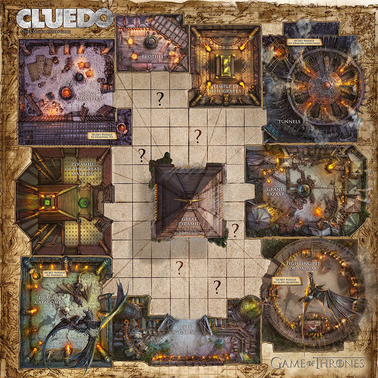 Cluedo Game of Thrones The Classic Mystery Game