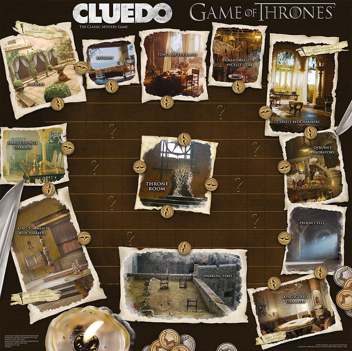 Cluedo Game of Thrones The Classic Mystery Game