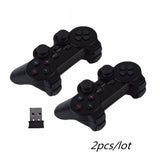 Comando Gêmeos Gamepad Dual Shock para PC Wireless (Preto) - Multi4you®