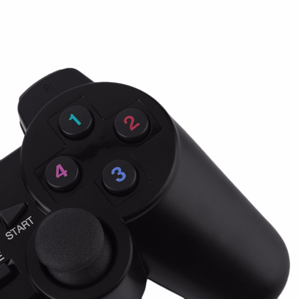 Comando Gêmeos Gamepad Dual Shock para PC Wireless (Preto) - Multi4you®