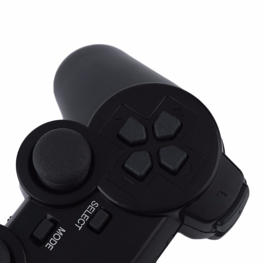 Comando Gêmeos Gamepad Dual Shock para PC Wireless (Preto) - Multi4you®