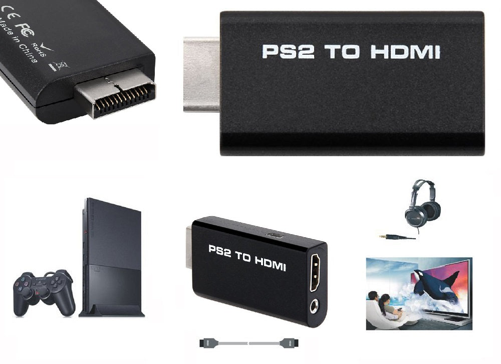 Adaptador Conversor PS2 para HDMI