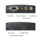 Conversor VGA RCA para HDMI Full HD 1080P 1.65 Gbps VGA R/L Stereo Anti-Interferência - Multi4you®