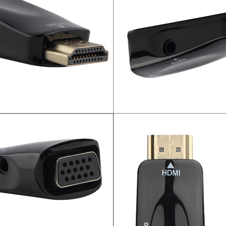 Conversor HDMI para VGA com Áudio (mini) - Multi4you®