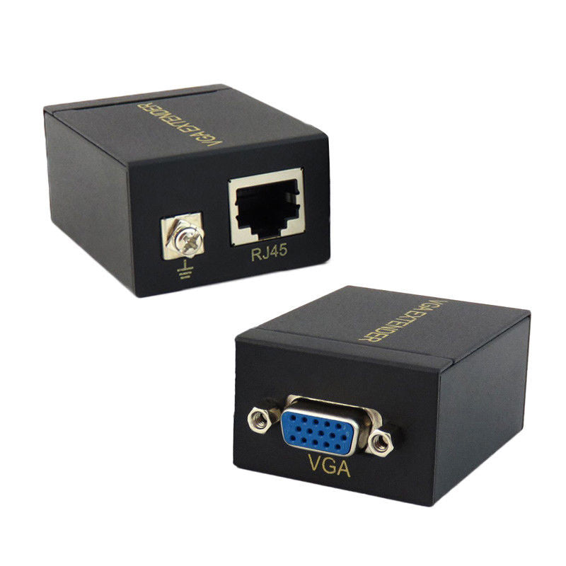 Extensor VGA CAT 5-6  VGA Extender RJ45 Para VGA CAT5e-6-Transmissor Receptor - Multi4you®