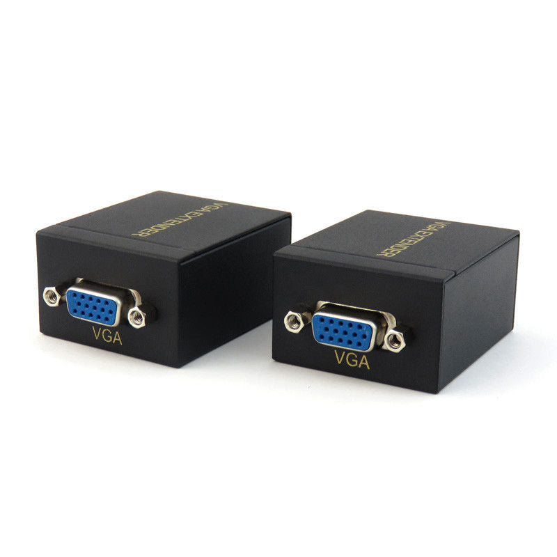 Extensor VGA CAT 5-6  VGA Extender RJ45 Para VGA CAT5e-6-Transmissor Receptor - Multi4you®