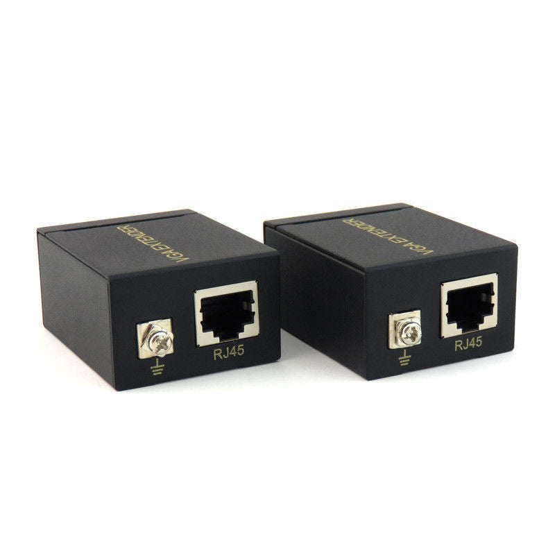 Extensor VGA CAT 5-6  VGA Extender RJ45 Para VGA CAT5e-6-Transmissor Receptor - Multi4you®