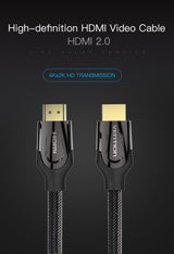 Cabo Vention HDMI Macho 2.0 Revestido em Cotton (10m)