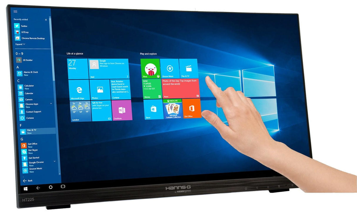 Monitor Touch  LED 21,5" Full HD - HANNS.G