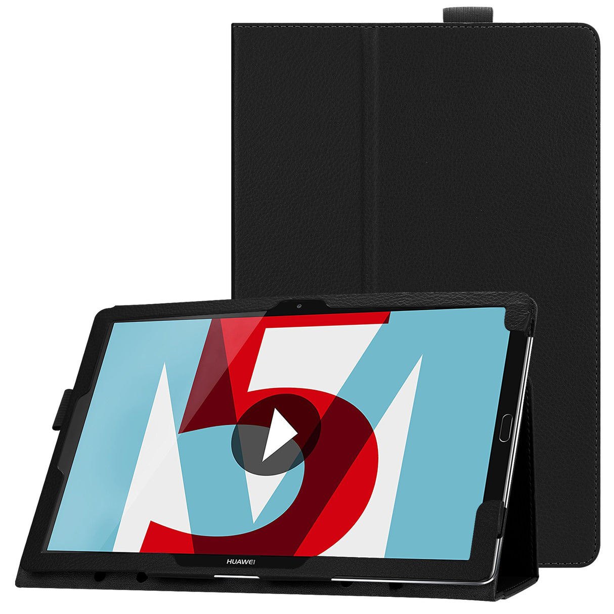 Capa Tablet Couro Tipo Livro com Suporte Stand Case para Huawei MediaPad M5 10 - Multi4you®
