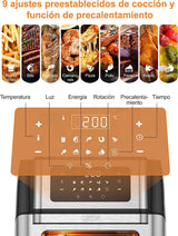 Innsky Hot Air Fryer 10 Litros 1500W - 10 em 1 com 6 acessórios