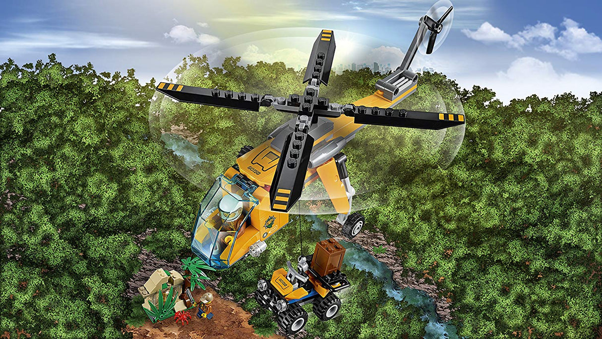 LEGO City Jungle Explorers 60158 Helicóptero de Carga da Selva