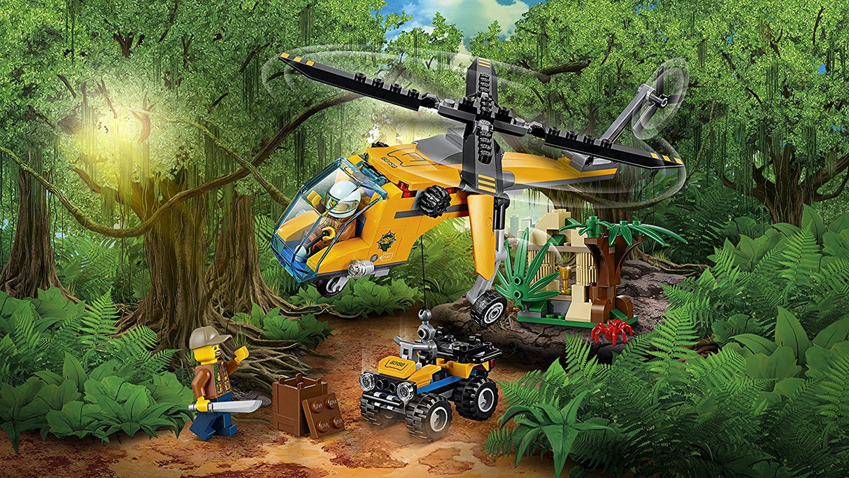 LEGO City Jungle Explorers 60158 Helicóptero de Carga da Selva