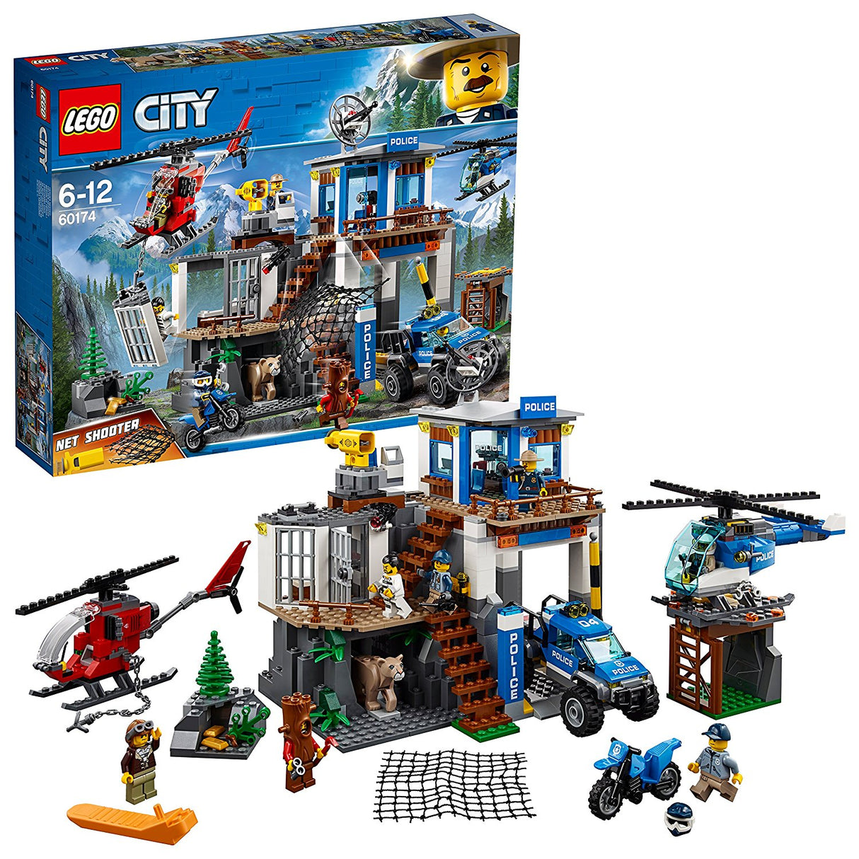 LEGO City Police 60174 Quartel-General da Polícia na Montanha