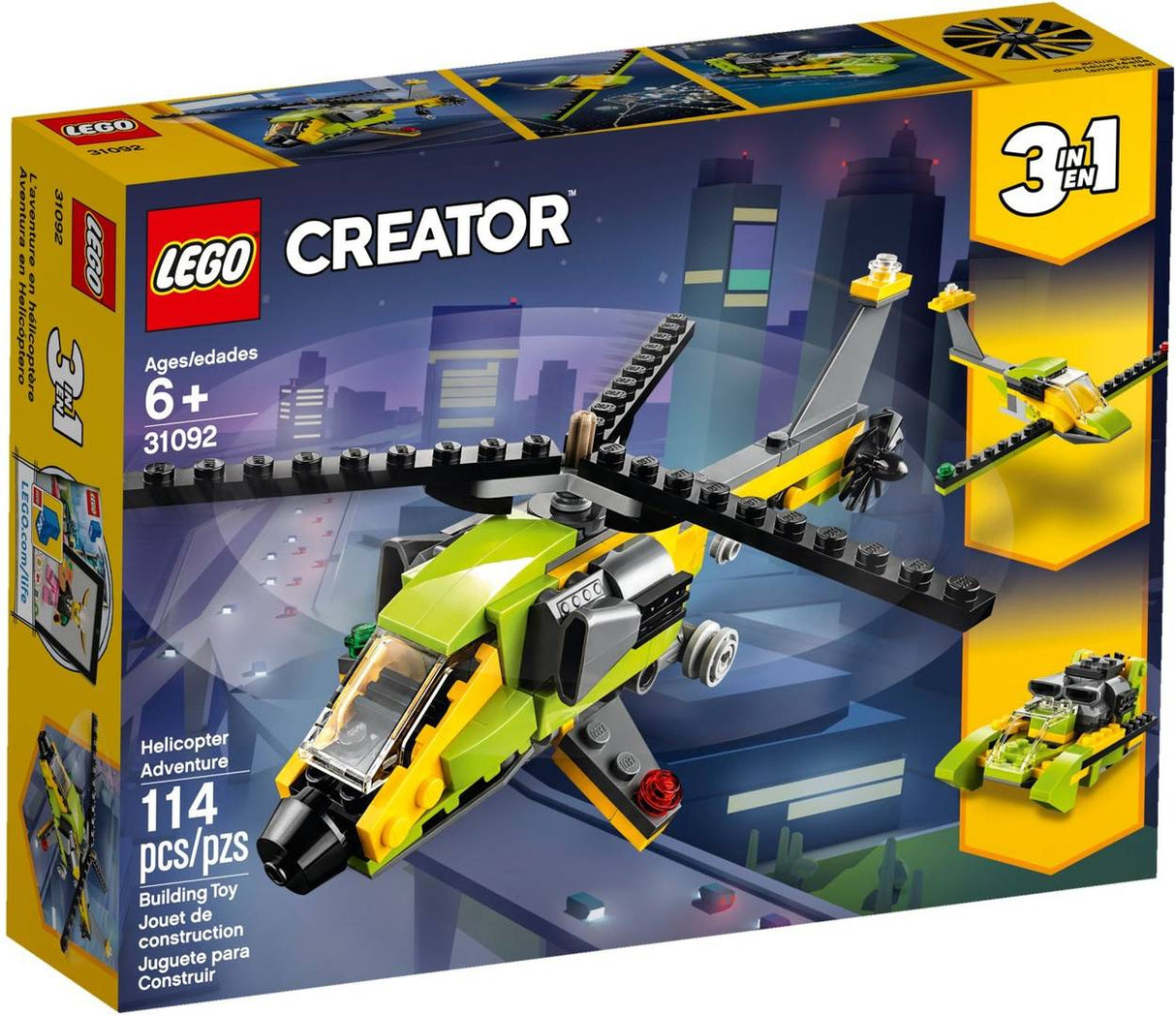 LEGO Creator 31092 Aventura de Helicóptero