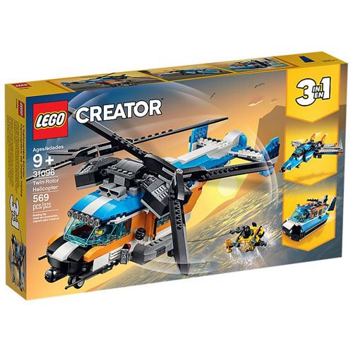 LEGO Creator 31096 Helicóptero de Duas Hélices