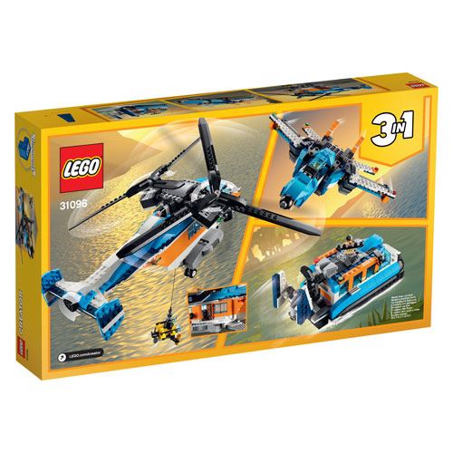 LEGO Creator 31096 Helicóptero de Duas Hélices
