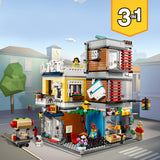 LEGO Creator 31097 Casa da Cidade com Loja de Animais e Café