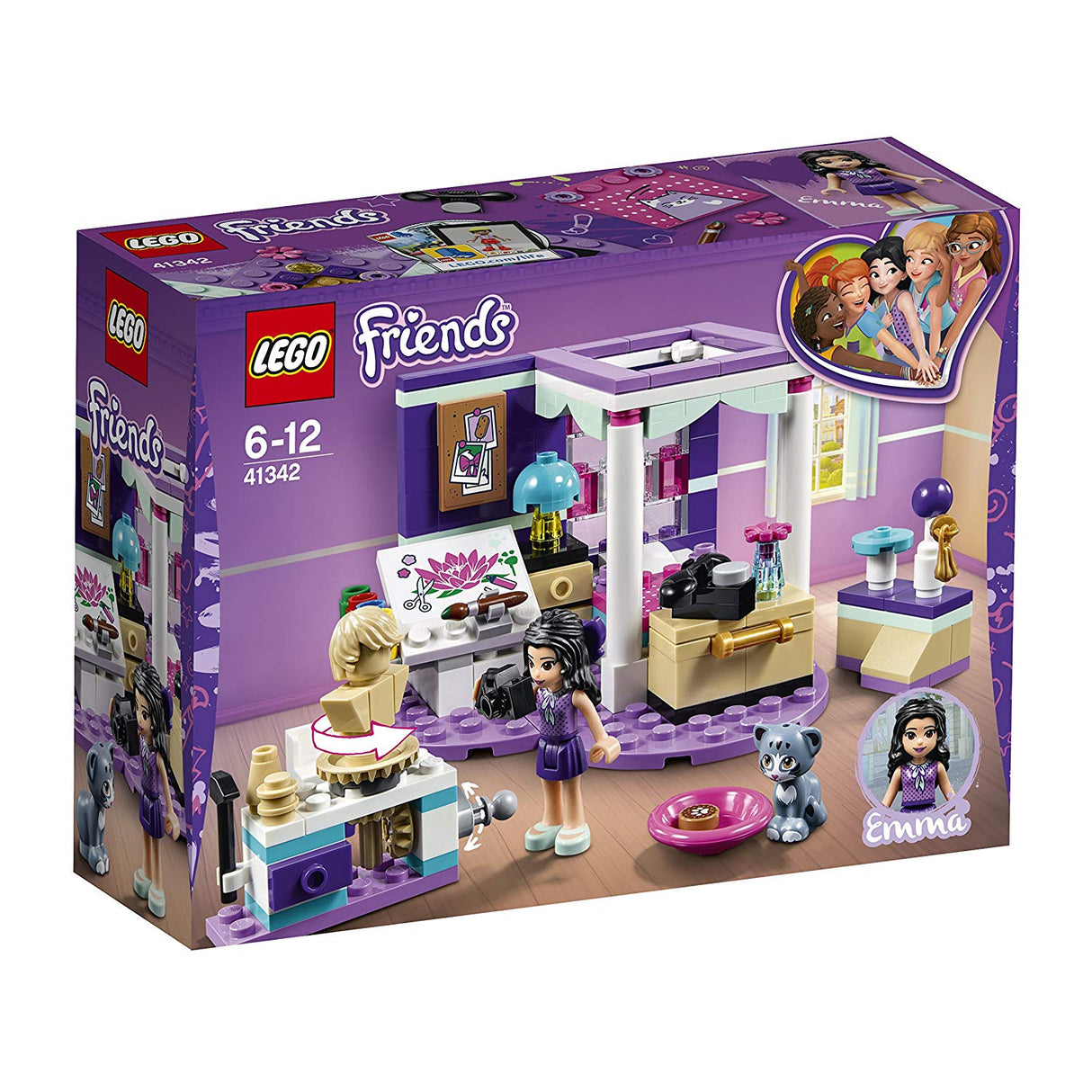 LEGO Friends 41342 O Quarto Deluxe da Emma