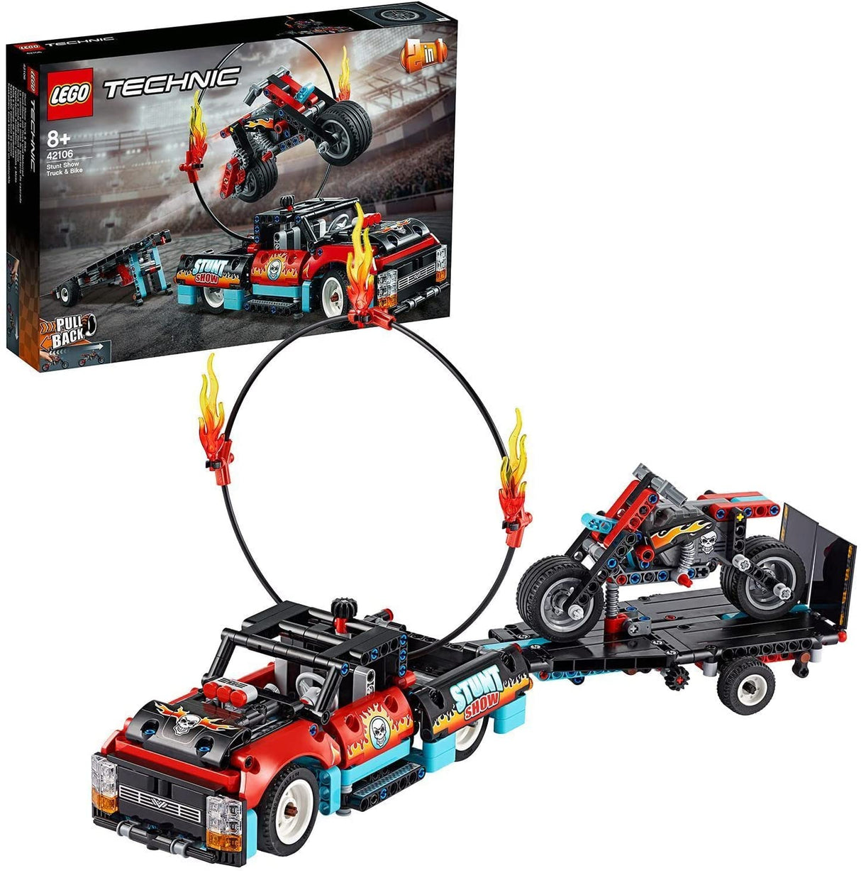 LEGO Technic Espectáculo Acrobático Camião e Moto - 42106