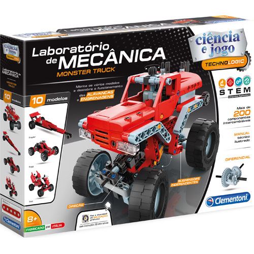 Laboratório de Mecânica Monster Truck - Clementoni