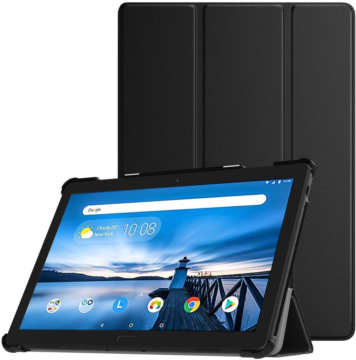 Capa 3 Dobras Smart Case Trifold Slim para Lenovo Tab P10