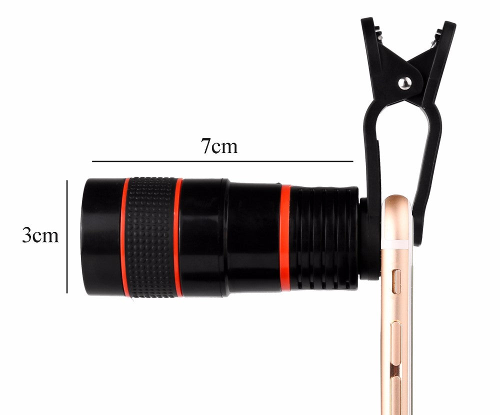 Lente Telescópica para Smartphone Zoom Óptico até 12X - Multi4you®