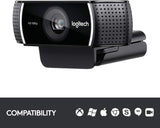 Logitech C922 Pro Webcam, HD 1080p/30fps