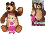 Masha e o Urso - Grande - Boneca 23cm + Urso 40cm