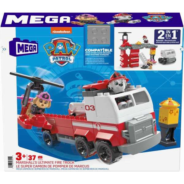MEGA Bloks Patrulha Pata Caminhão de Bombeiros de Marshall
