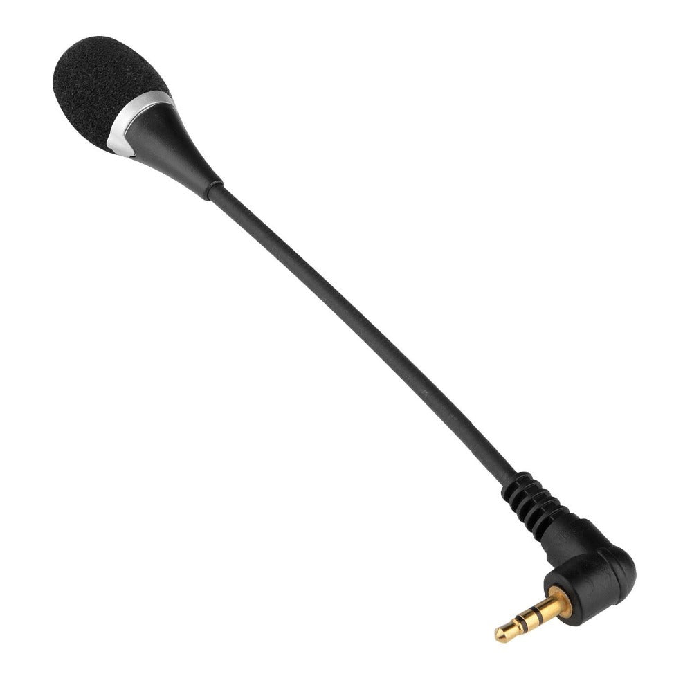 Microfone com Haste Flexível Jack 3,5mm para Portátil / PC / GoPro HERO3 / HERO3+ / HERO4 - Multi4you®