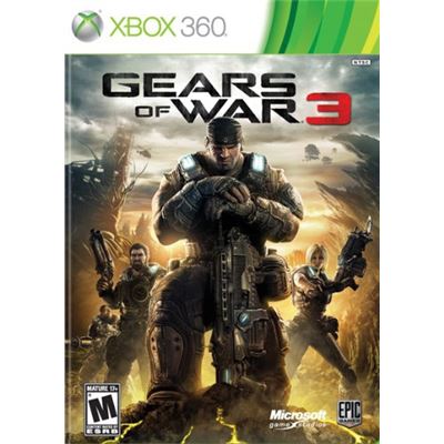 Jogo Gears of War 3 XBOX 360 (segunda mão – Grade B)