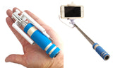 Selfie Stick Mini Monopod Selfie Stick (60 cm) (Azul) - bastão de Selfie - Multi4you®