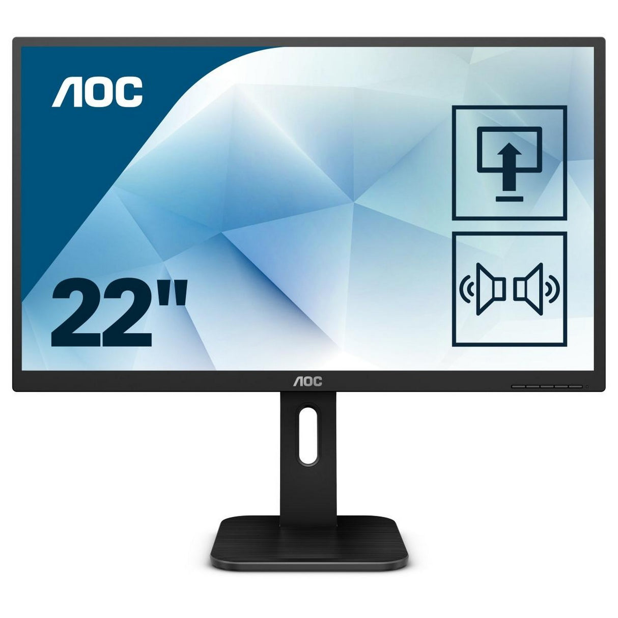 Monitor AOC 22" 22P1D com Altura Ajustável