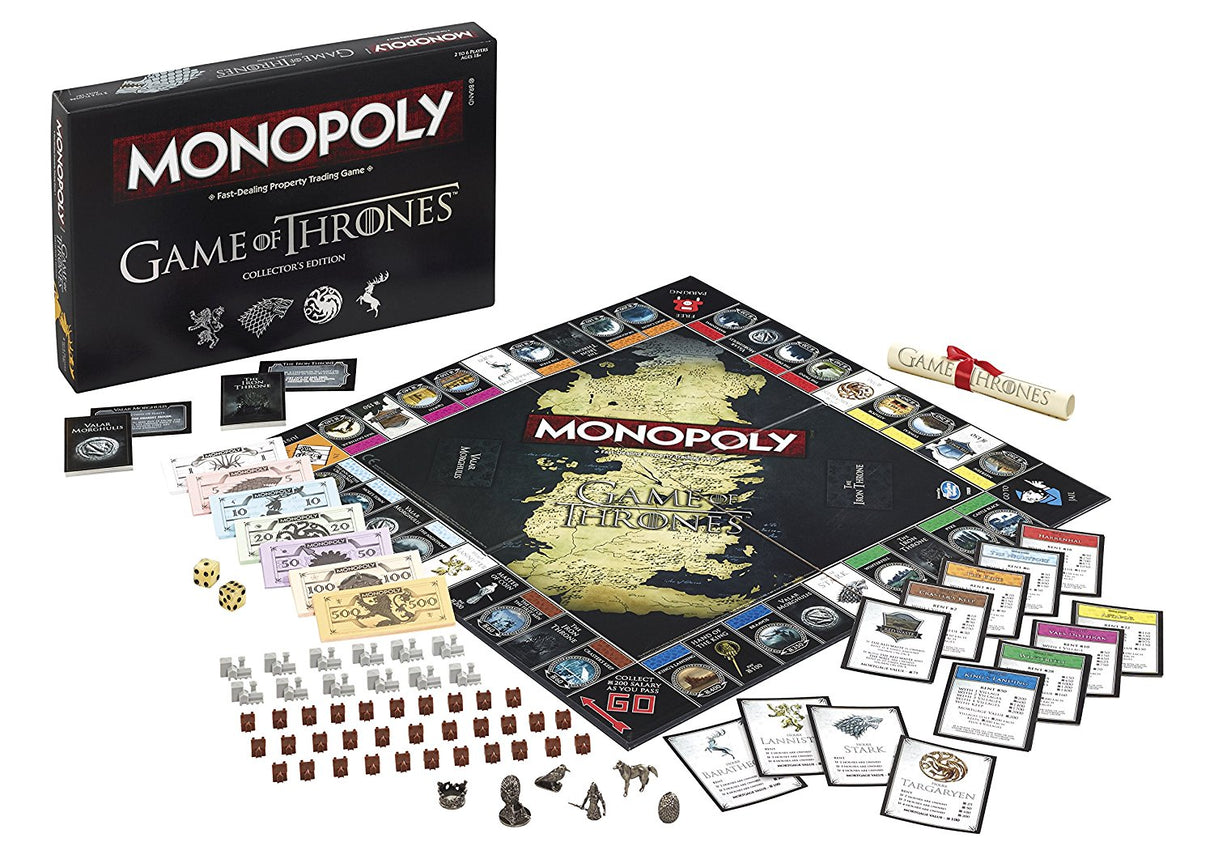 Monopoly Guerra dos Tronos Deluxe - Monopoly Game of Thrones Deluxe Collector's Edition