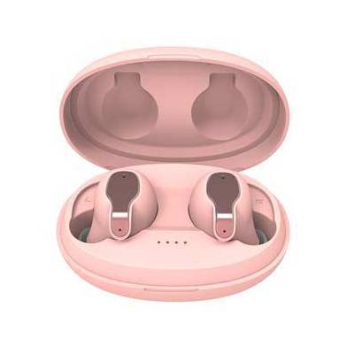Auriculares Intrauditivos Xy-5 Bluetooth 5.0 Estéreo com Estojo de Carga Mini Rosa