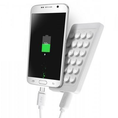 Bateria Externa Universal Sbs 2.300Mah com Ventosas Branco