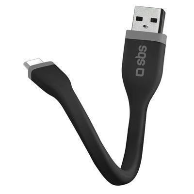 Cabo de Dados Sbs Mini 12Cm Tipo C Preto