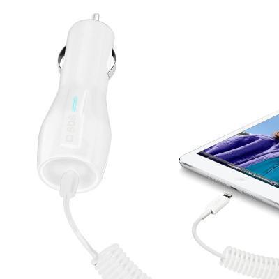 Carregador de Carro Sbs 2.100Mah com Conector Lightning Mfi Branco