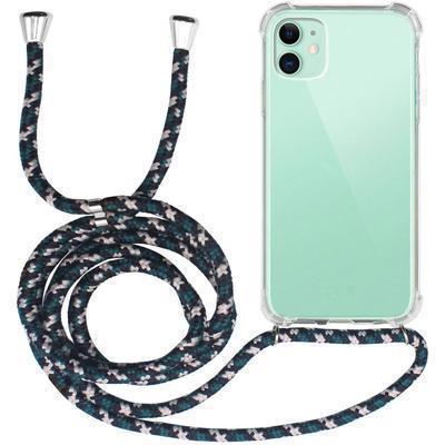 Capa com Cordão para Samsung Galaxy A10 Verde e Preto