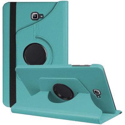 Capa de Pele Giratoria Samsung Galaxy Tab a 2016 T580 Azul Celeste