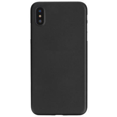 Capa Silicon Gel Premium iPhone X / XS Slim Negra Mate Preto