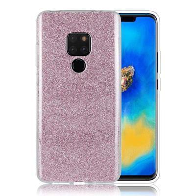 Capa Silicone Gel Huawei Mate 20 Brilho Rosa