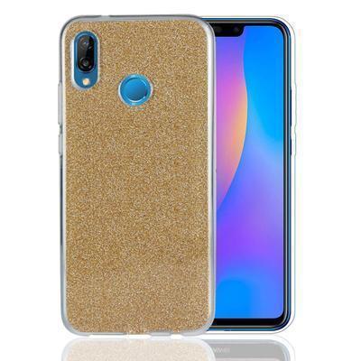 Capa Silicone Gel Huawei P Smart Plus Brilho Dourado