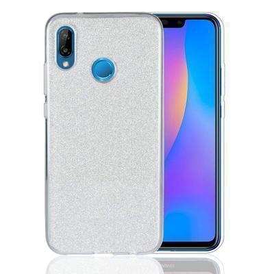 Capa Silicone Gel Huawei P Smart Plus Brilho Prata