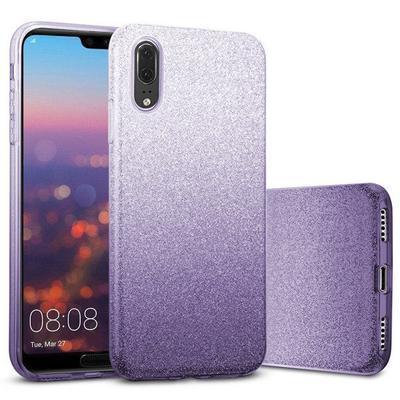 Capa Silicone Gel Huawei P20 Brilho Roxo