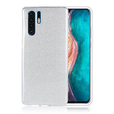 Capa Silicone Gel Huawei P30 Pro Brilho Prata
