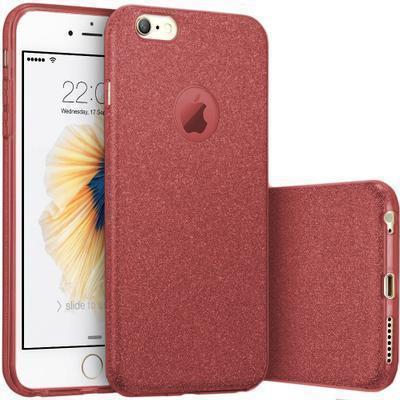 Capa Silicone Gel iPhone SE (2020) / iPhone 8 Brilho Vermelho