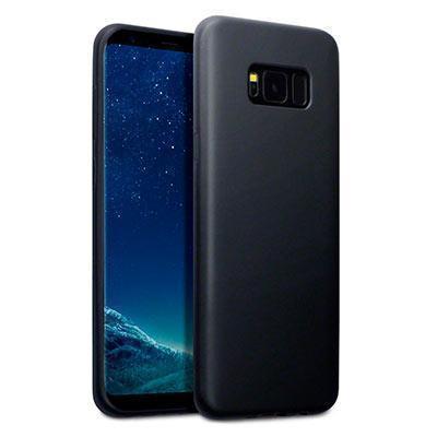 Capa Silicone Gel Premium Samsung Galaxy S8+ G955 Slim Preto Mate
