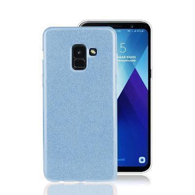 Capa Silicone Gel Samsung Galaxy A6 Brilho Azul